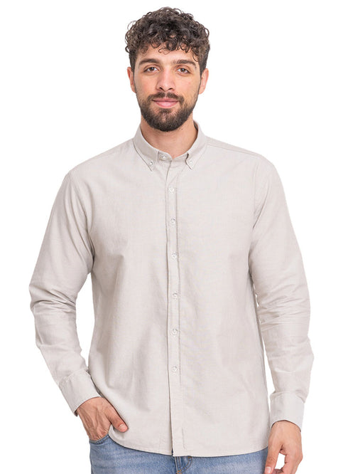 Coffee Oxford Shirt